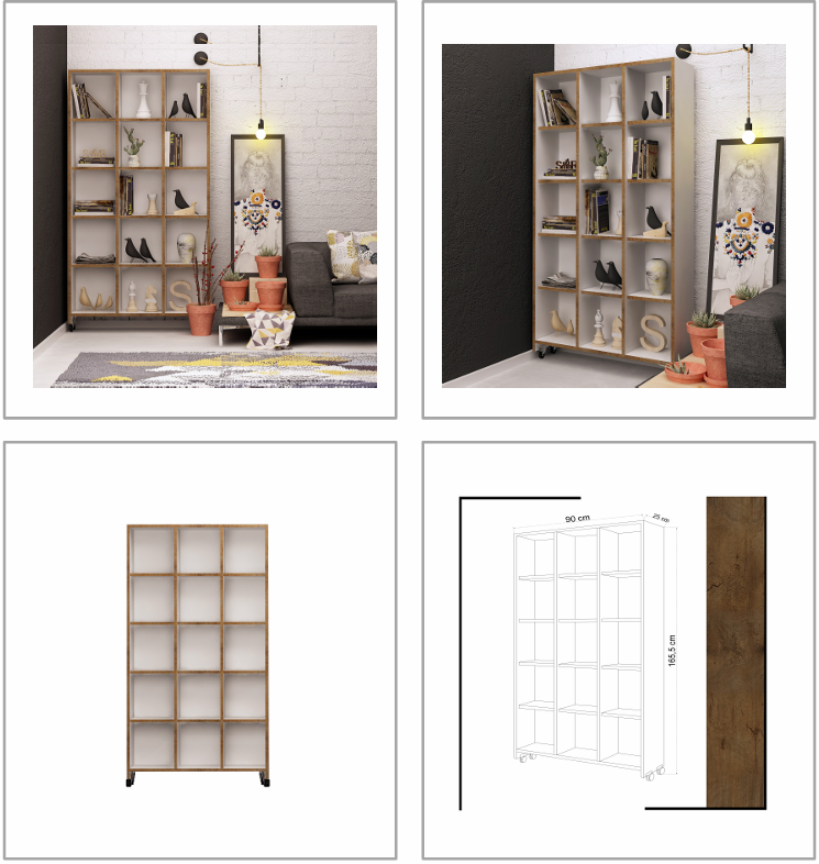 Handcrafted wood furniture in warm interior
