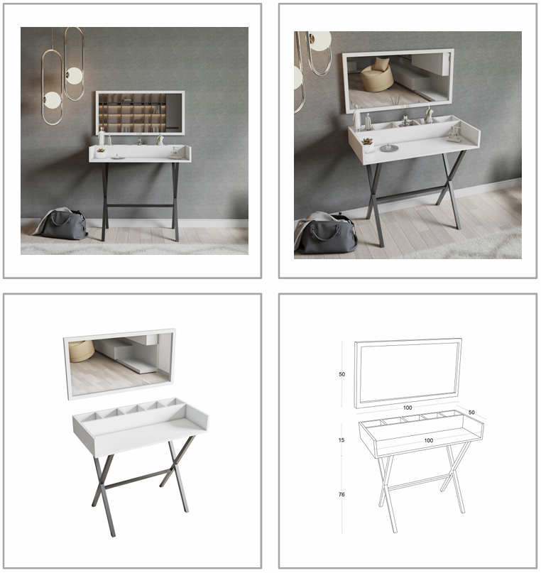 ATINA Make-up Table – views