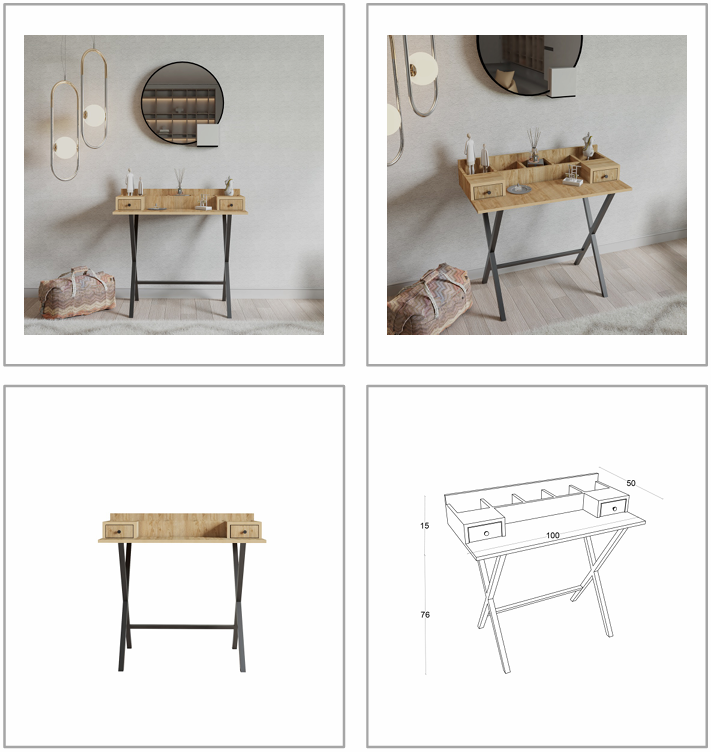 DUBAI Make-up Table – views