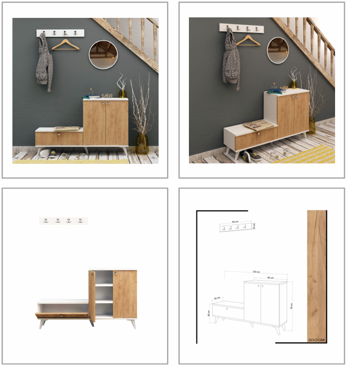 FIJEL Shoe Cabinet – views